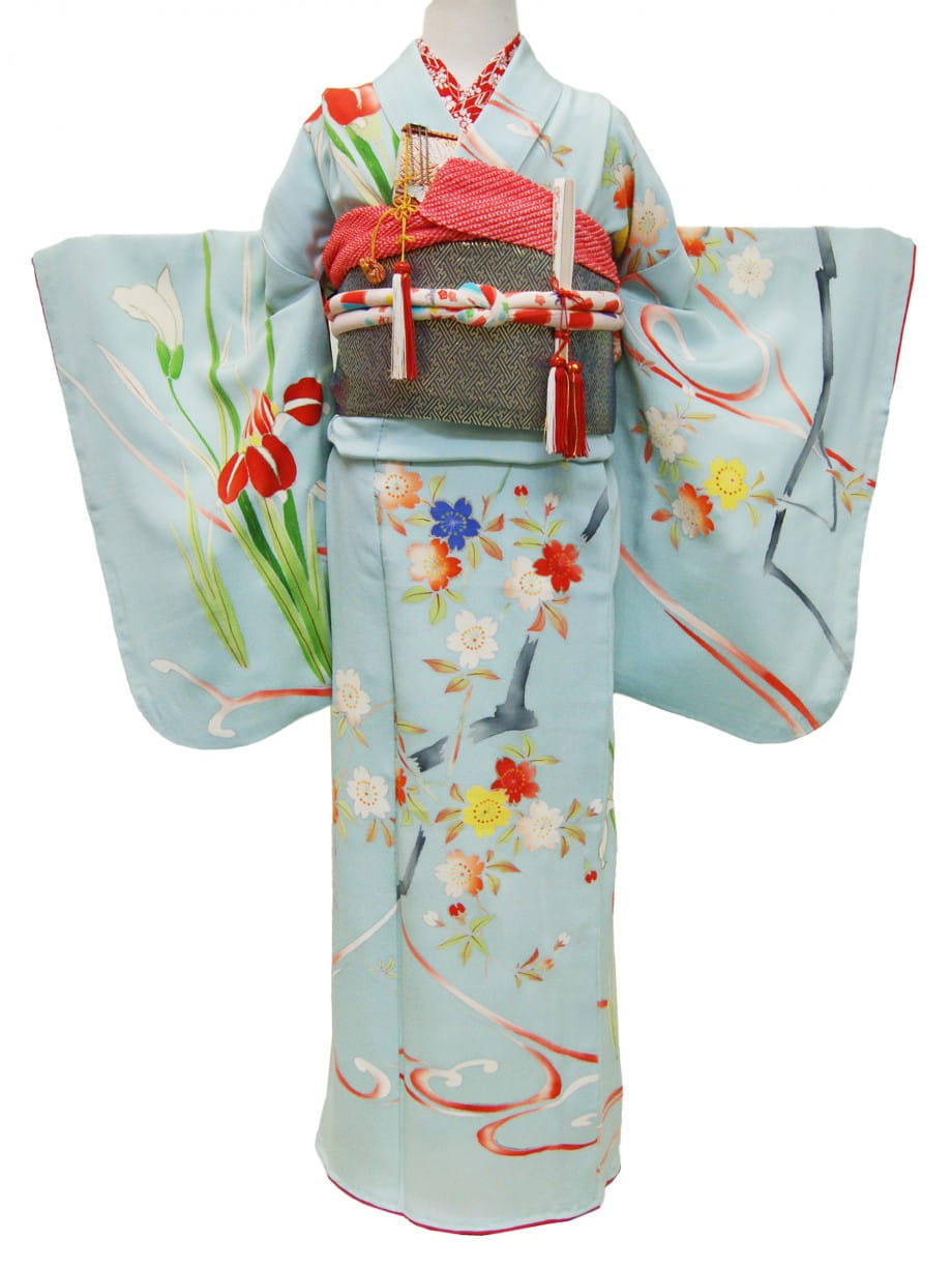 着物 七五三 レトロ 水色 女の子 アンティーク 7歳 5歳 楽天市場】＼2