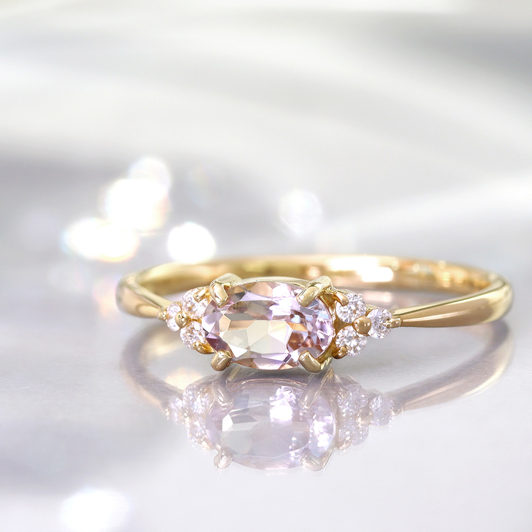 ビズー公式】アメトリン×ダイヤモンド K18/K10/PTリング・フラヴィ