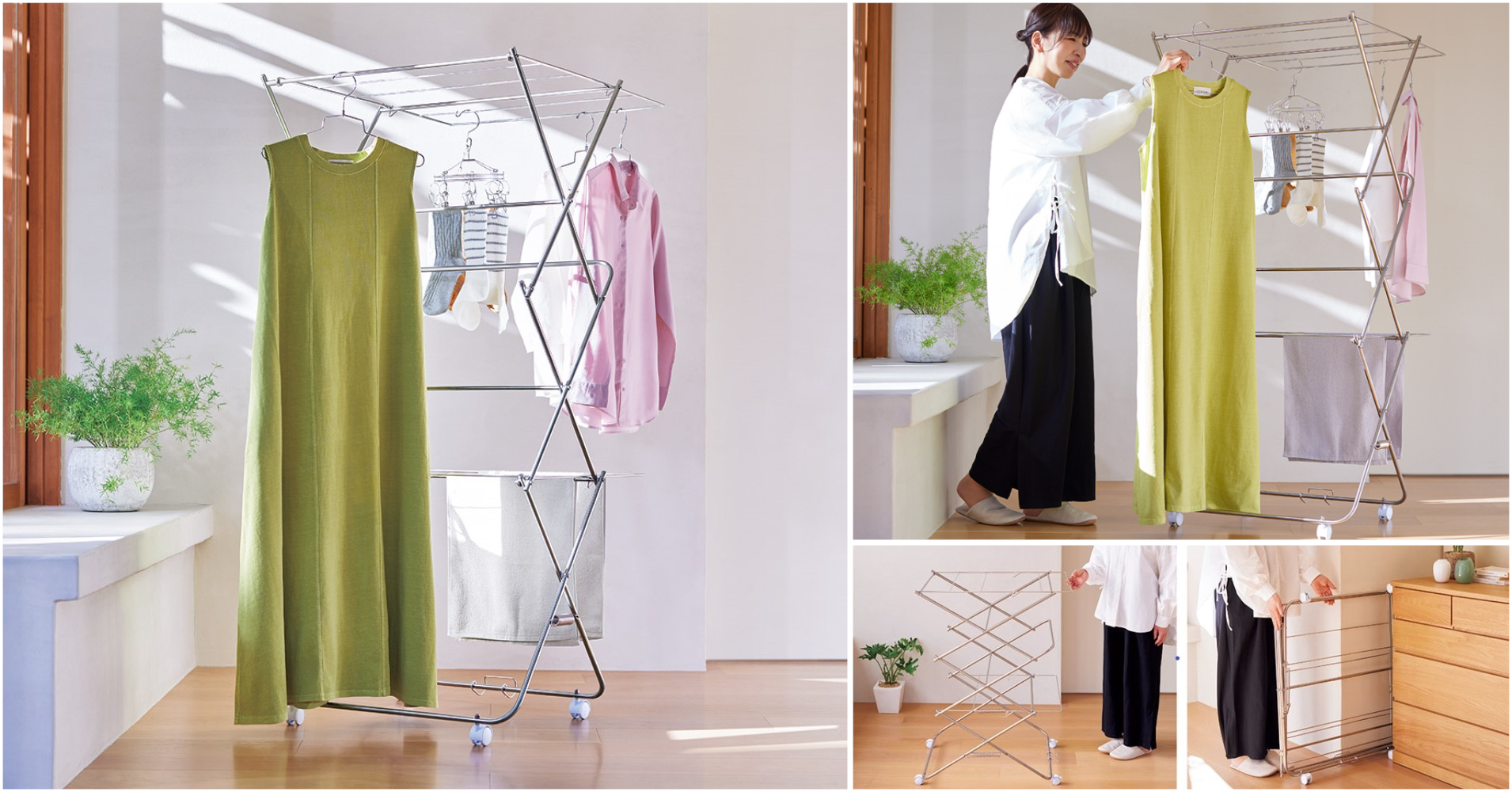 インフルエンサー瀧本真奈美さんと開発した『マキシ丈ワンピースも