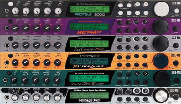 E-MU Modular System, Emulator & Proteus Sound Modules