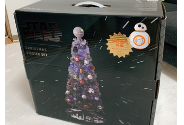 Francfrancのスター・ウォーズ限定デザインのクリスマスツリーが我が家