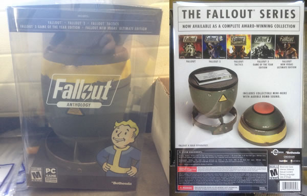 ミニ・ニュークのレプリカにシリーズ5作品を同梱した「Fallout