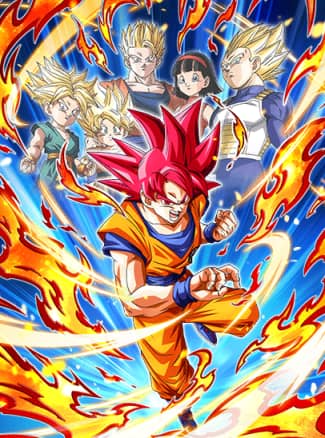 ドッカンバトル】『仲間の想いを背負った戦士』超サイヤ人ゴッド孫悟空