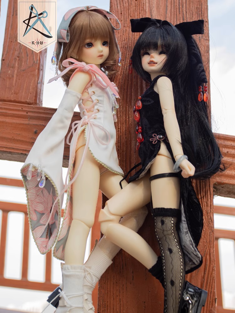 カスタムチャイナドレス（白）【MDD/MSD】（MSD・MiniDD）｜DOLK（ドルク）