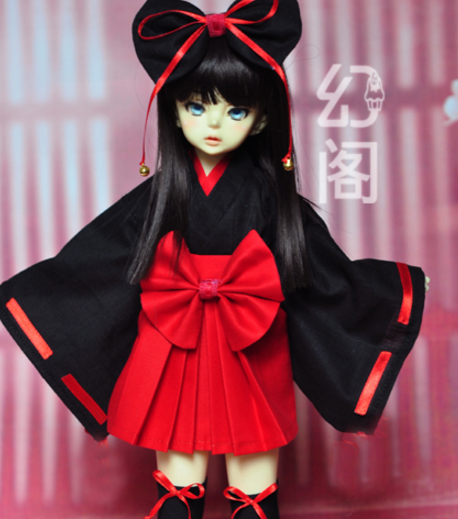 黒巫女服 60cmGirl（SD13 Girl）｜DOLK（ドルク）