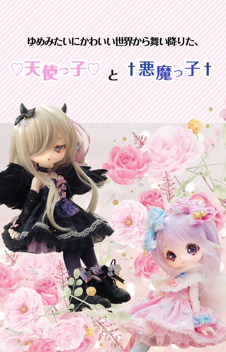 DOLK×MIMIEL×DOLLI POP｜MYU ver. Gothic Devil MEONG ver. Lolita