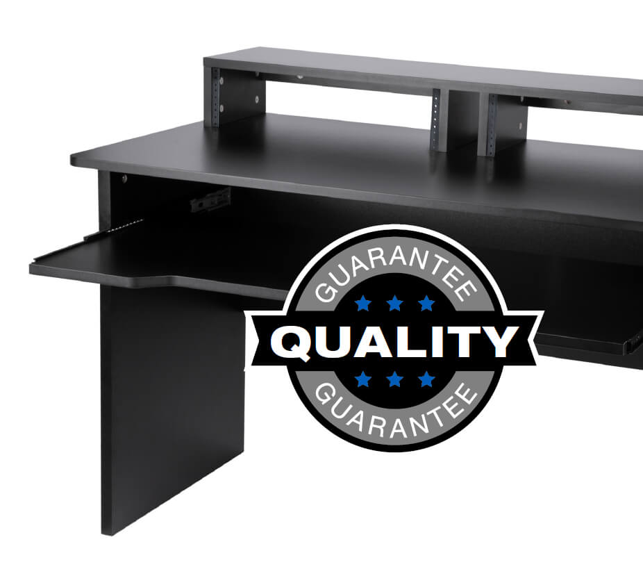 Stage Right by Monoprice Studio Workstation with Dual 3U Rack Bays