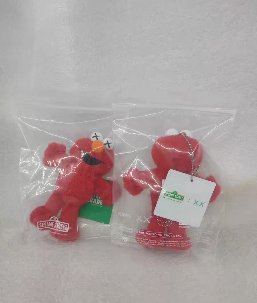 KAWS DDT Water Parade 2025 Elmo Plush Keychain – Designstoresyd