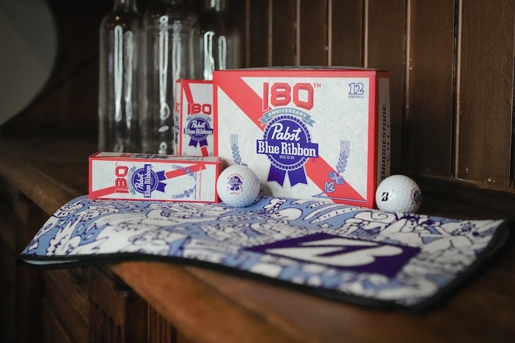 Bridgestone Golf Partners with Pabst Blue Ribbon for 180th