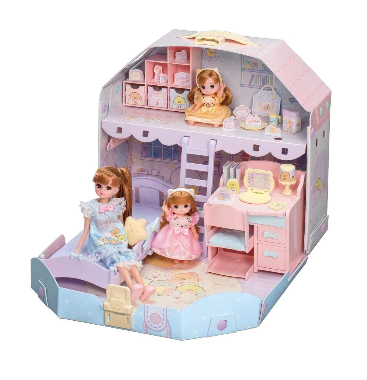 ねこやしろくま、とかげたちの家具や小物付き！タカラトミー 「すみっ