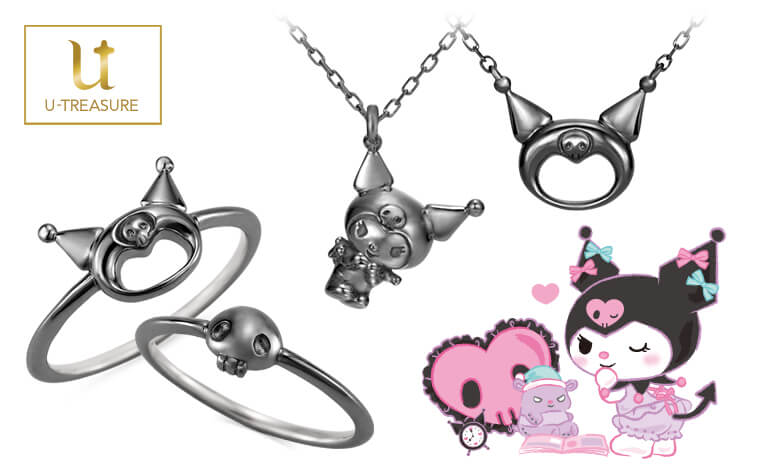 光沢のある黒色がポイント！ユートレジャー「クロミのネックレス