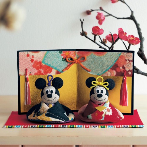 ミッキーとミニーのお雛様！ベルメゾン ディズニー「京都の職人の手で