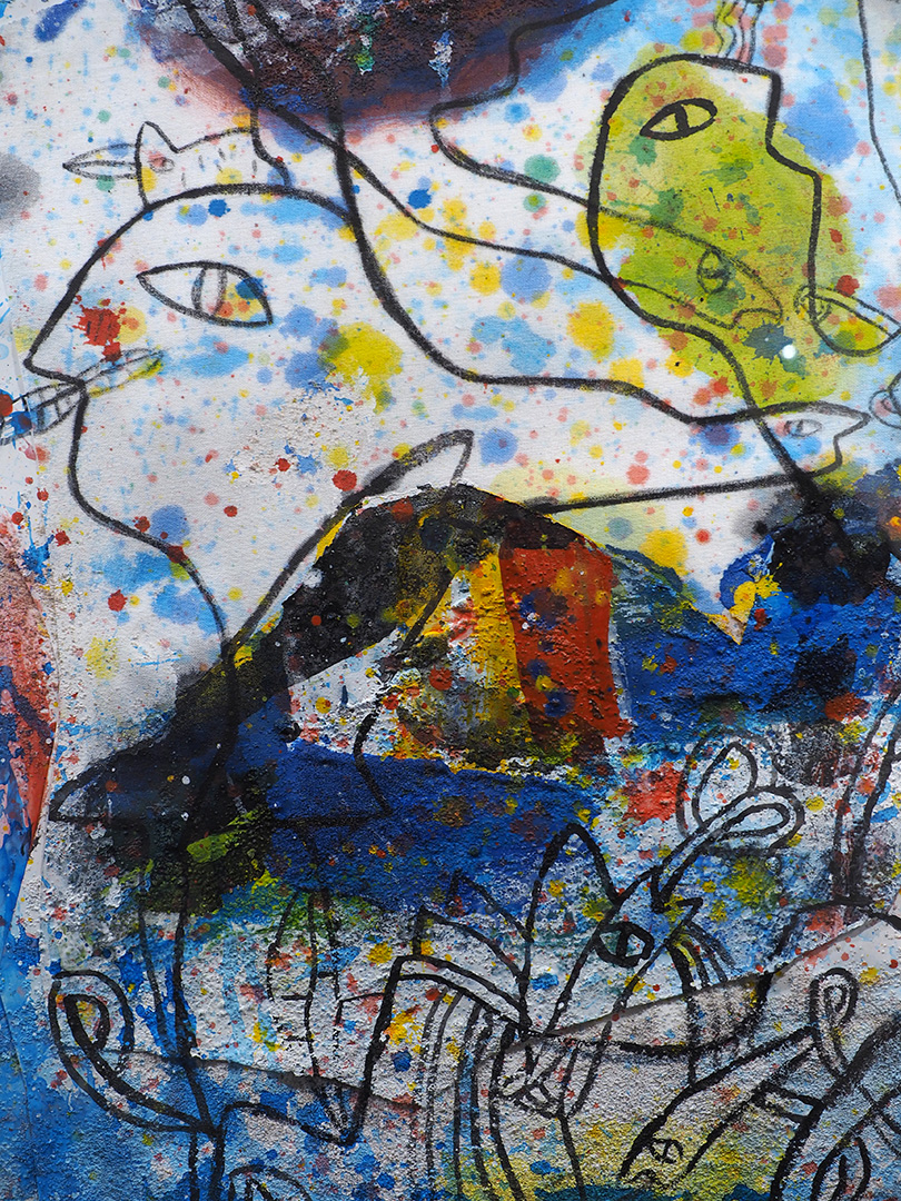 68. Blue Happiness A」中島由夫 | ギャラリー枝香庵