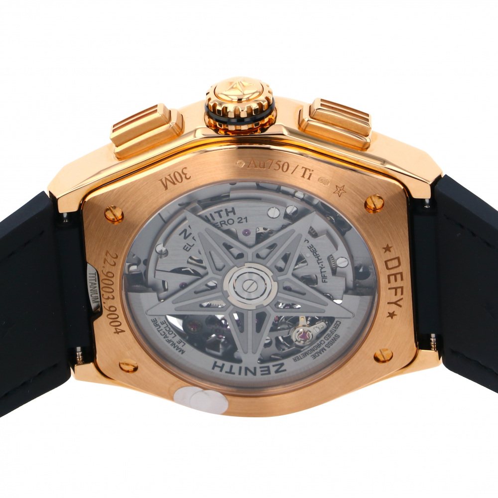 New] Zenith Defy El Primero 21 229003900472R585 skeleton Silver