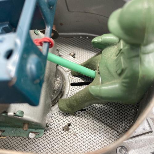 大熊製作所 ブリキ戦車 M-75 ブリキトイ 内部変形有｜トレファクONLINE