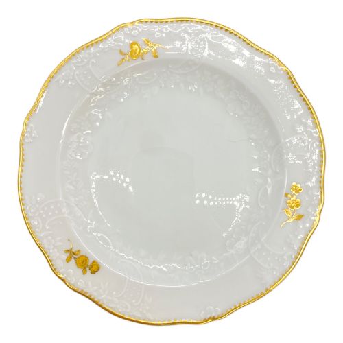 Meissen (マイセン) カップ&ソーサー・プレート 金色の花 2級品