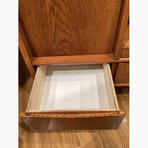 UNICO (ウニコ) レンジ台 ブラウン 1枚扉 引き出しSIGNE｜トレファクONLINE