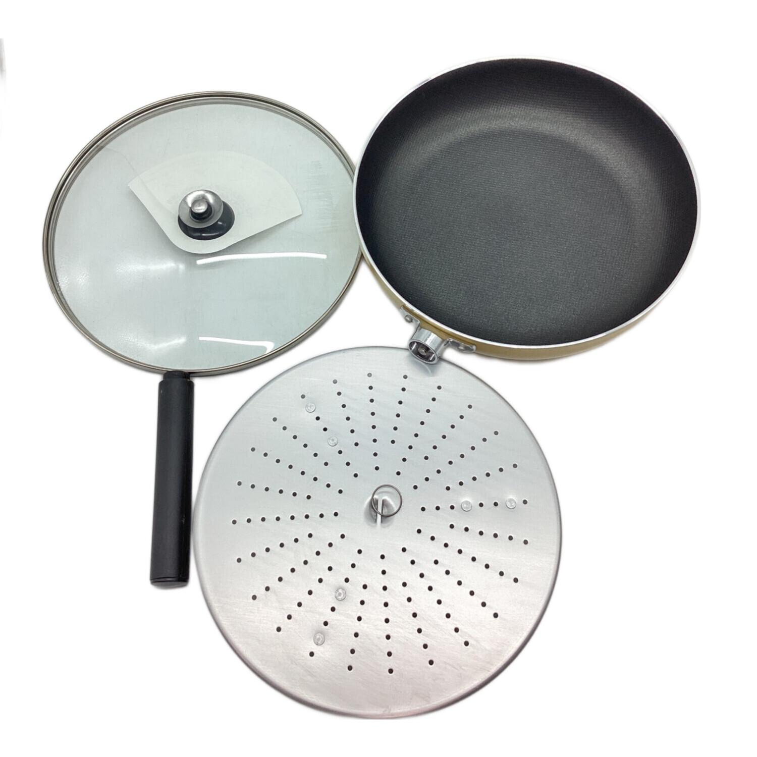 マダムリファイン 両手鍋フライパンセット イエロー｜トレファクONLINE