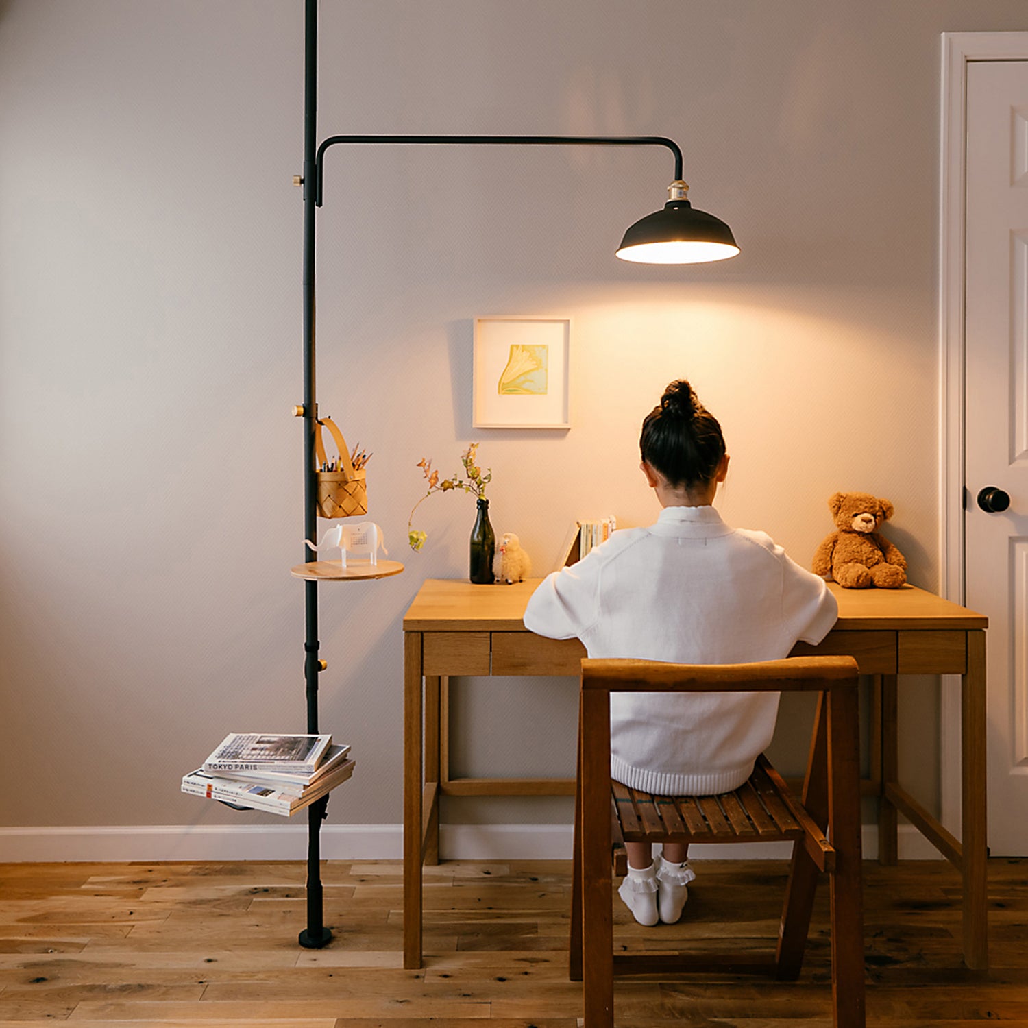 Lamp Arm L Black 縦取付 D-BLL-BK｜平安伸銅工業オンラインショップ