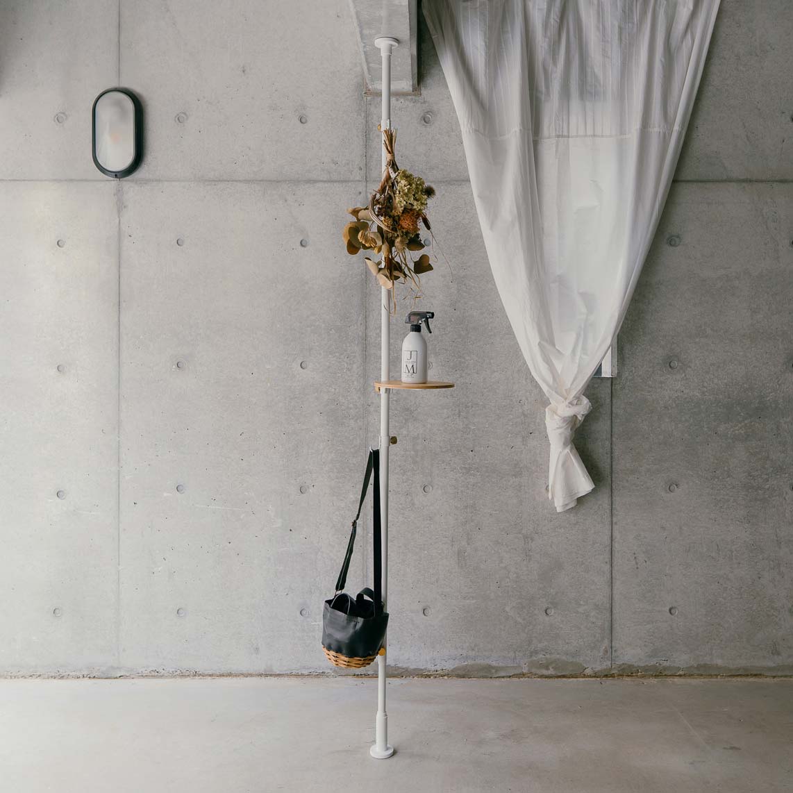 Tension Rod Pro White 200～300cm 縦・横取付 D-P-WH｜平安伸銅工業