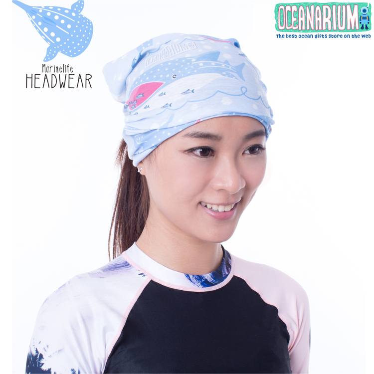 mic21ダイビングショップ[ OCEANARIUM ] バンダナ Headwear Scarf(H01