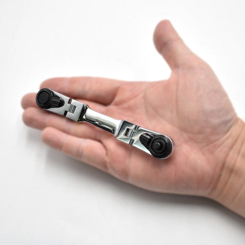 AP 1/4DR&1/4HEX 72T ダブルフレックスラチェットハンドル 120 — PLOW