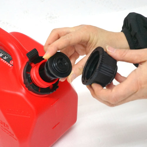 PLOW ガソリン携行缶 10L 高密度ポリエチレン製 消防適合品 UN取得