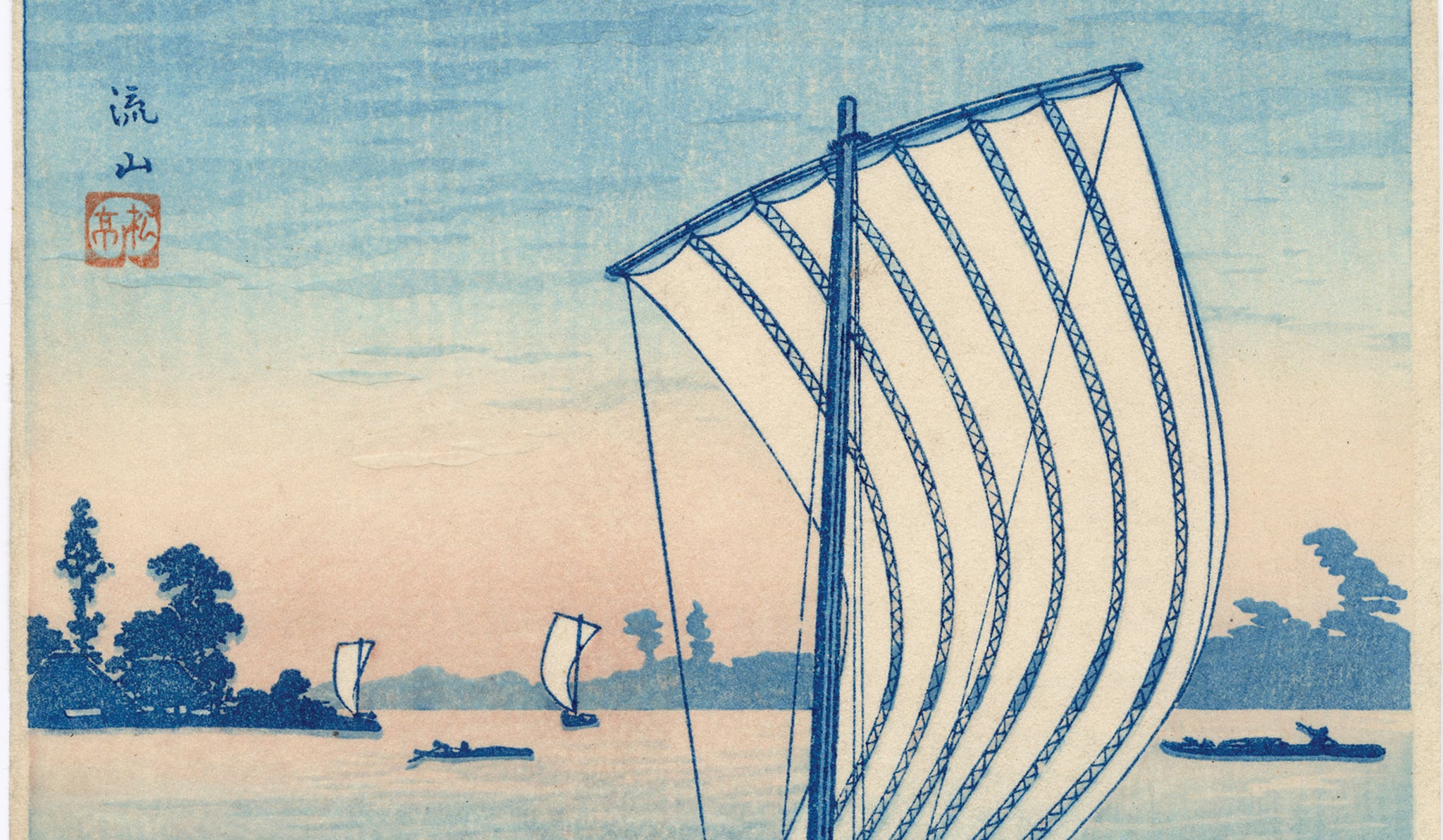 高橋宏明 (昇亭) 高橋松亭弘明:流山流山の夕日 (販売済み) – Egenolf