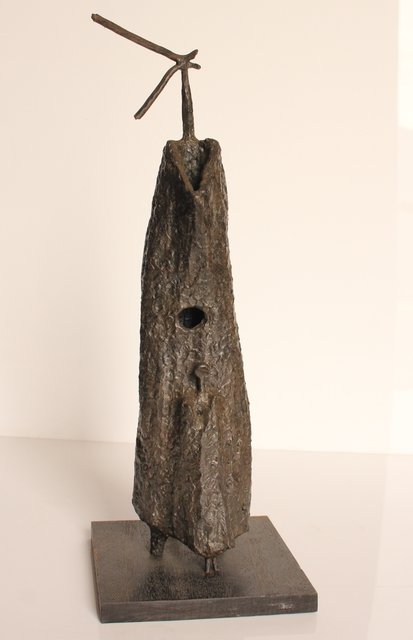 植木茂 抽象彫刻家 母と子ブロンズ像 S2765｜骨董店 のびる 古美術