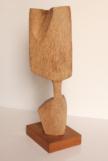 植木茂 抽象彫刻家 木彫像 S2766｜骨董店 のびる 古美術 骨董 和風建具