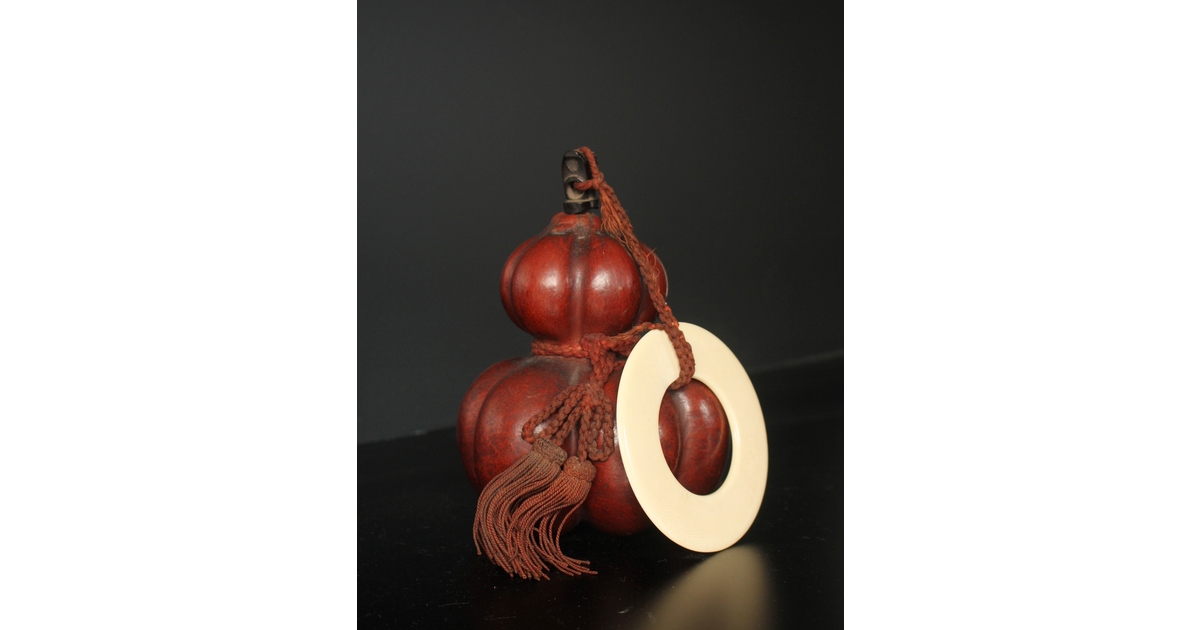 変形瓢箪置物/擺件 U028｜骨董店 のびる 古美術 骨董 和風建具 蔵戸