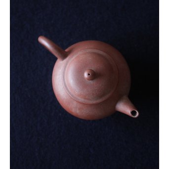 中国宜興窯 単孔朱泥急須/茶壷 70-80年代 P137｜骨董店 のびる 古美術