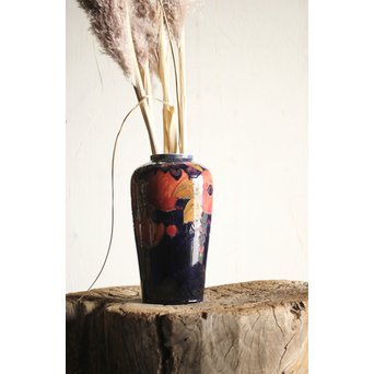 William Moorcroft ムーアクロフト 英国磁器 花瓶 P198｜骨董店 のびる
