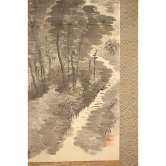 児玉果亭【山水春夏秋冬】四幅対 掛軸 Z395｜骨董店 のびる 古美術