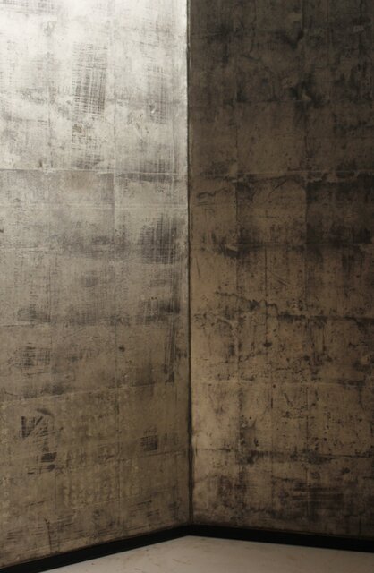 中型 銀屏風 六曲一隻 Z673｜骨董店 のびる 古美術 骨董 和風建具 蔵戸