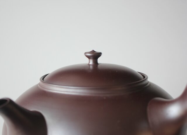 山本広巳 萬古焼 大急須 共箱 P568｜骨董店 のびる 古美術 骨董 和風