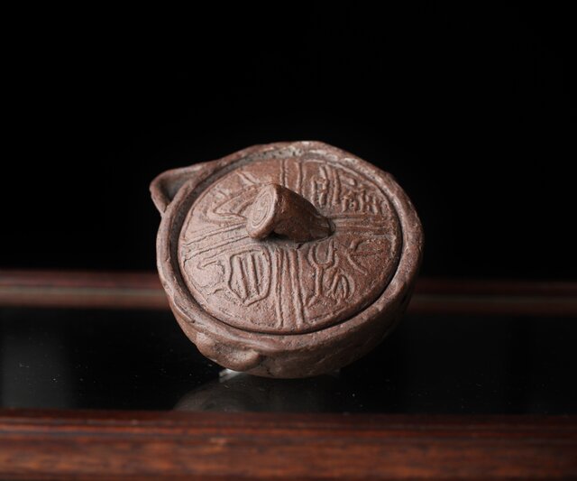 二代 杉江寿門 宝瓶急須 P460｜骨董店 のびる 古美術 骨董 和風建具 蔵