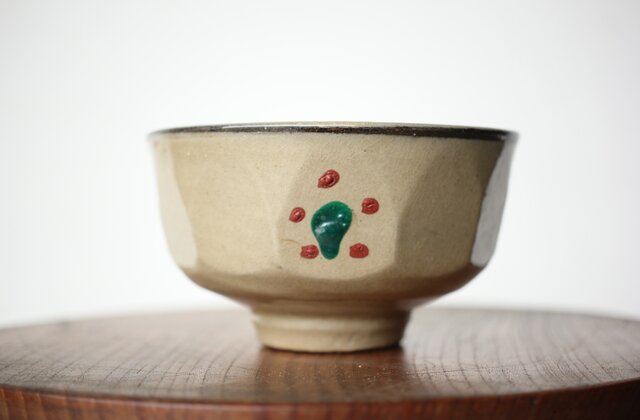 琉球 壺屋焼 小橋川仁王 茶碗2点 P482｜骨董店 のびる 古美術 骨董