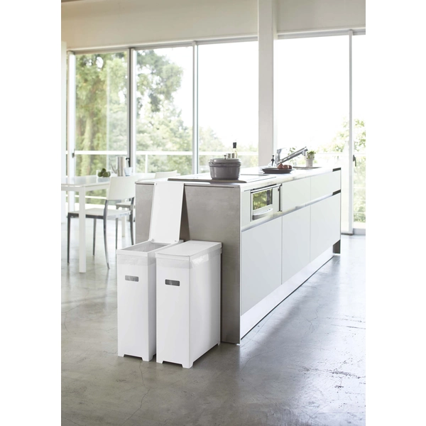 tower】スリム蓋付きゴミ箱 タワー (ホワイト): 周辺小物 | ALMOTT