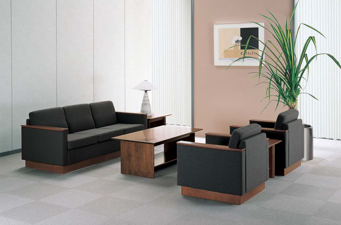 コクヨ 応接セット 応接イス サンタフェ4 アームチェアー 布 W710×D780