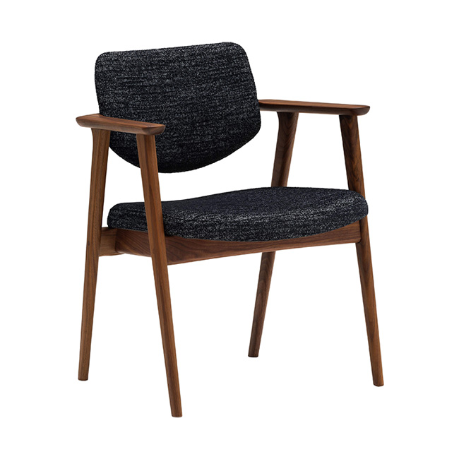 アームチェア CW6800(レギュラーシート) ブラック ウォールナット
