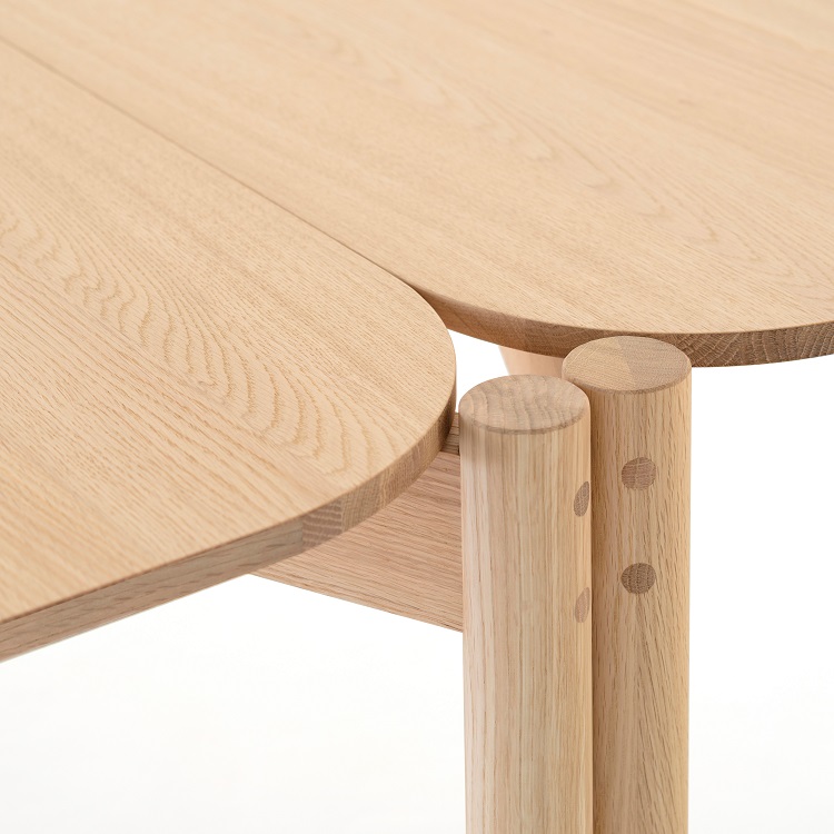 Castor Table キャストール テーブル D343KF ピュアオーク 通販