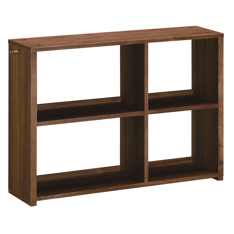 書棚 オープンタイプ 幅90cm QS3086 ウォールナットナチュラル 通販