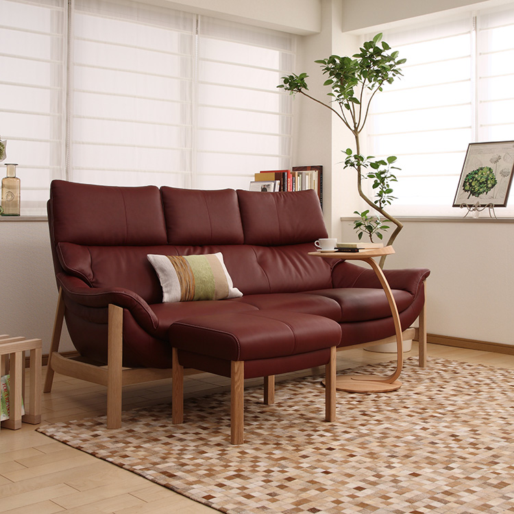 2人掛ソファ UU6212 ブラウン ピュアオーク 通販 | 【公式】カリモク