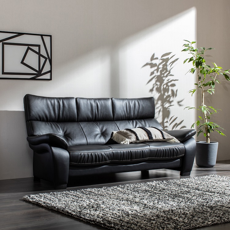 3人掛ソファ ZW7303 ブラック シアーブラック 通販 | 【公式】カリモク