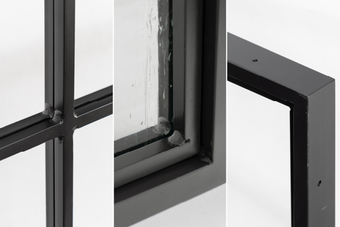 アイアン室内窓（FIX／格子）サイズオーダ ekrea Parts（エクレア