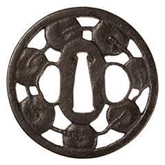 柳生 首繋透鍔/鐔 特別保存刀剣 ｜日本刀販売は永楽堂