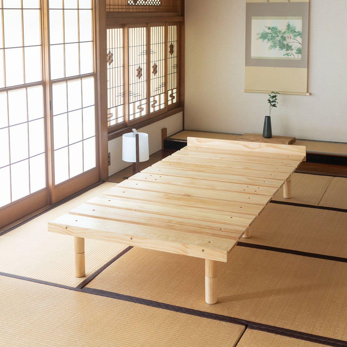 高さが変えられる すのこベッド シングル セミダブル ダブル クイーン