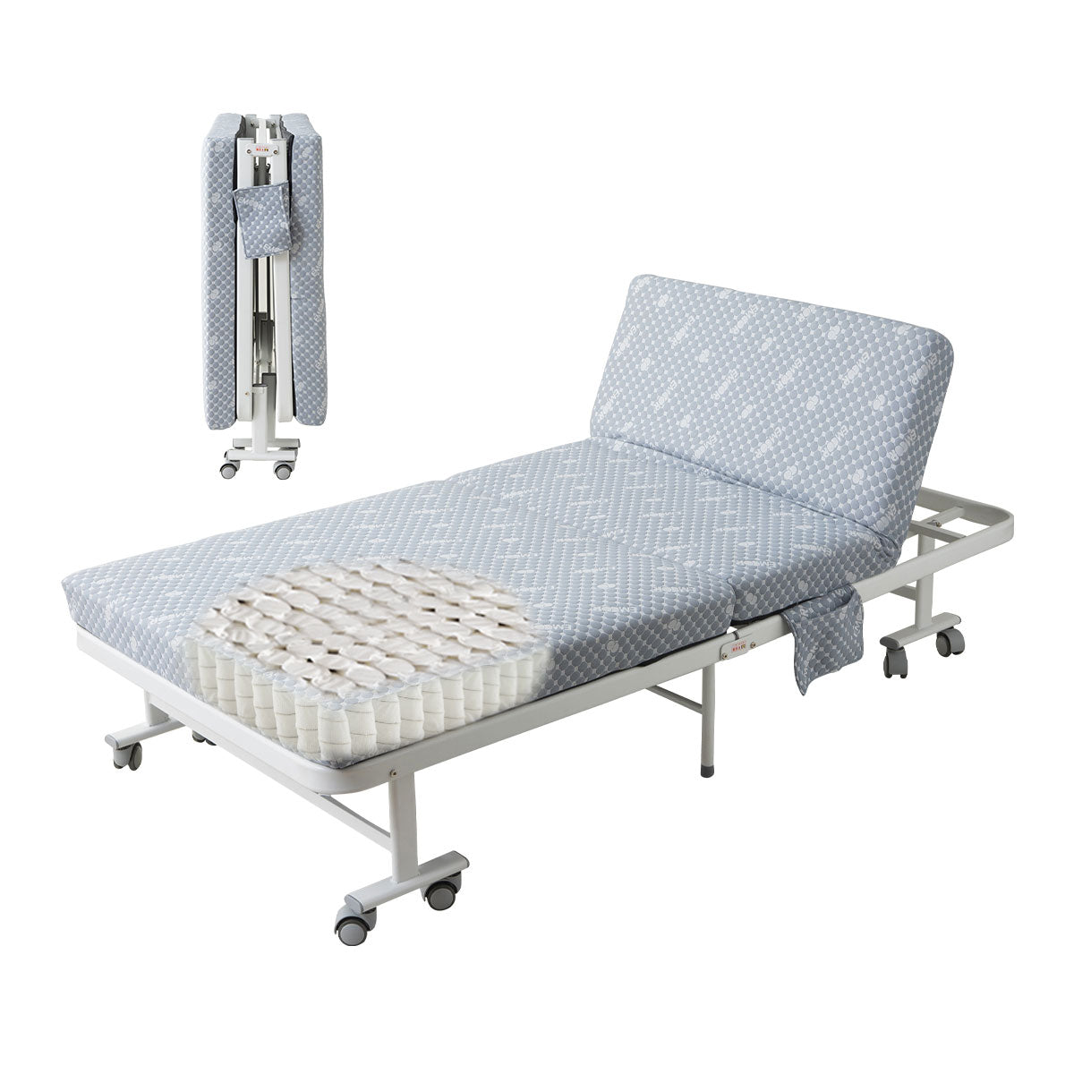 折りたたみベッド シングル ポケットコイル 完成品 MEHOL メホール