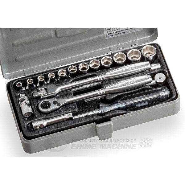 TONE ソケットレンチセット 19点 1800m【エヒメマシン】